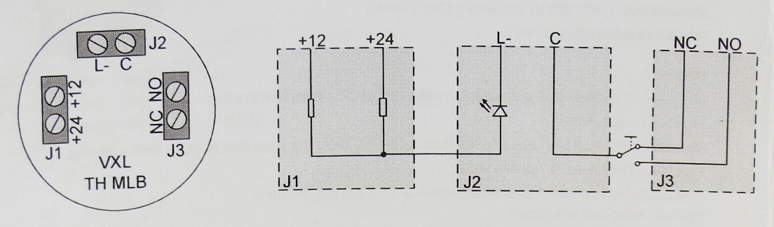 PRZYCISK VEGA VENUS XL "11" Z BRAILLEM, MATOWY, PODŚWIETLENIE NIEBIESKIE, WKRĘTY - obrazek 6